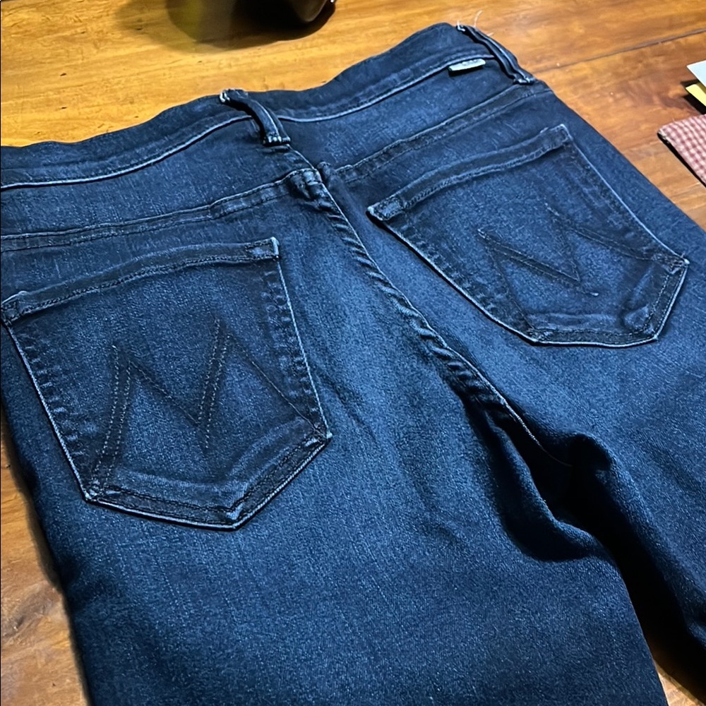 Dark Blue Denim Jeans Mother jeans